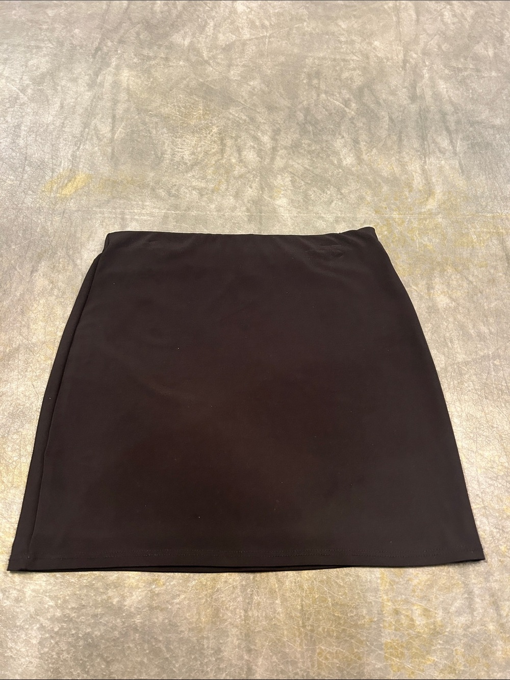 Blue Blush Knit Micro Mini Skirt - Black - Picture 3 of 4